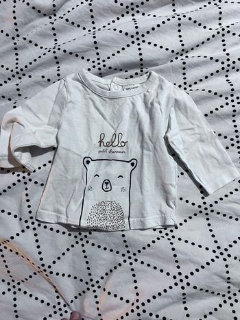 T shirt ourson 3mois