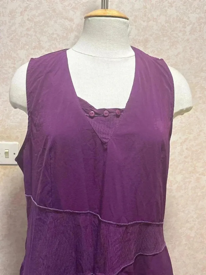 Robe violette taille 44 marque c.b fashion - photo numéro 4