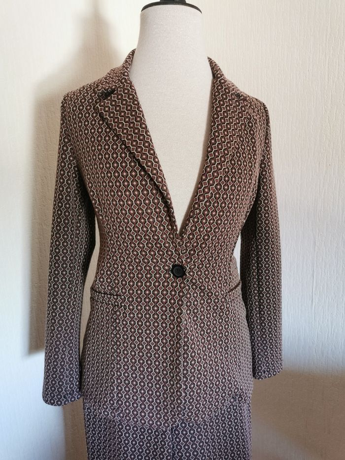 Ensemble imprimé marron et beige Atelier Jad T36 - photo numéro 3