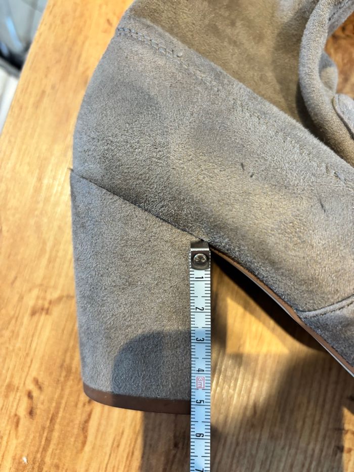 Cuissardes beige à talons taille 36 New Look - photo numéro 6