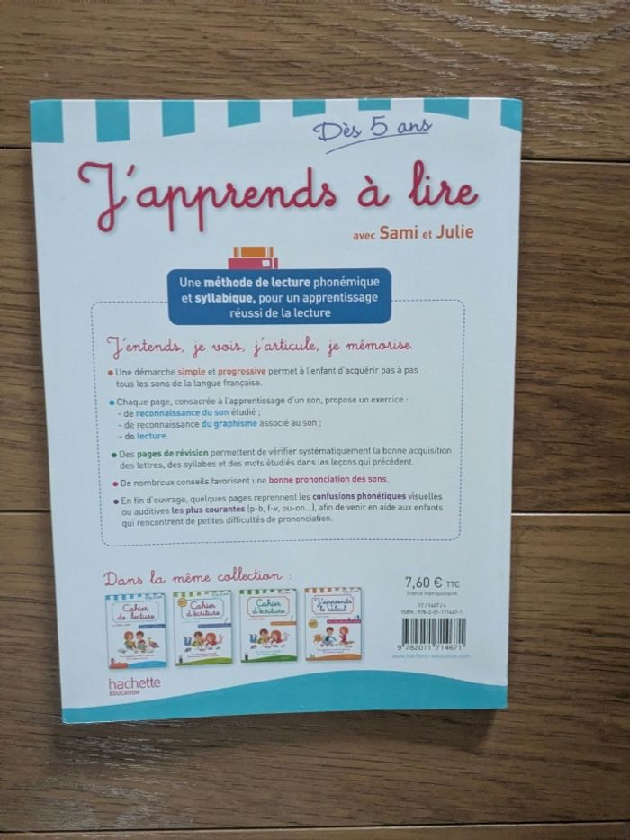 Livre J'apprends à lire avec Samie et Julie - photo numéro 2