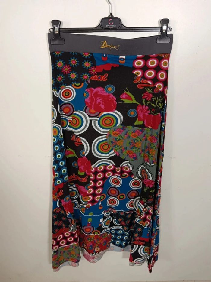 C3 jupe imprimé Desigual M - photo numéro 2