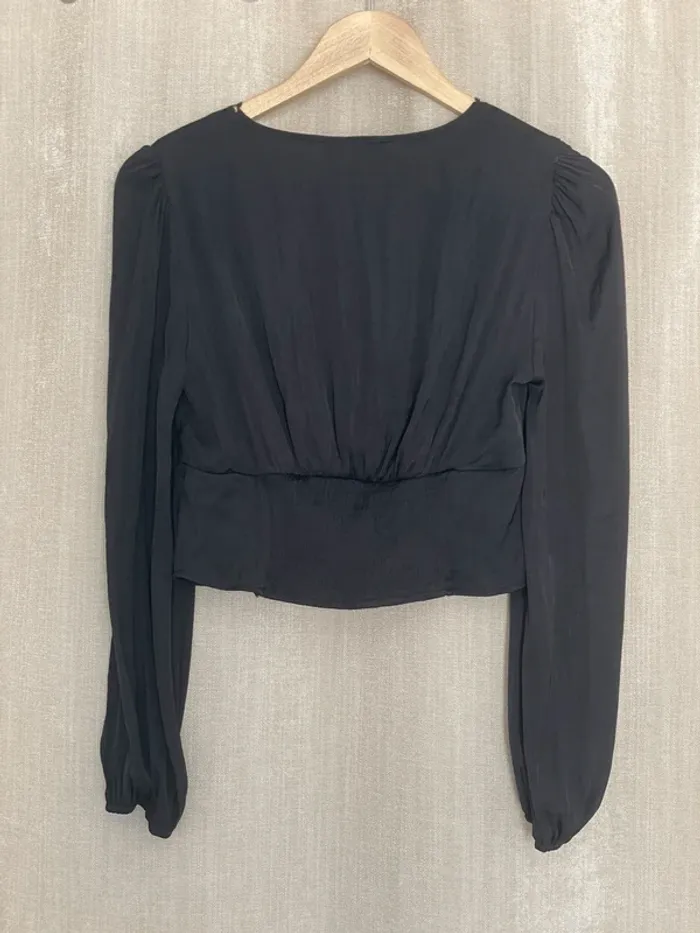 Blouse noire dentelle - photo numéro 3