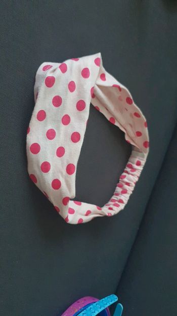 Bandeau rose fillette