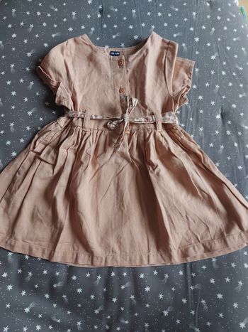 Robe et ceinture fleures