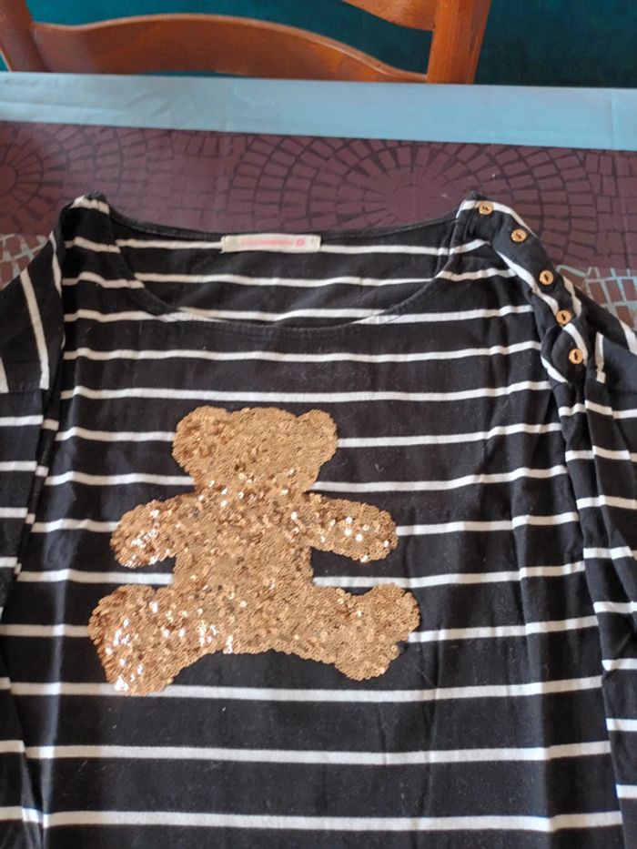 Tee shirt femme taille 1 lulu castagnette - photo numéro 2