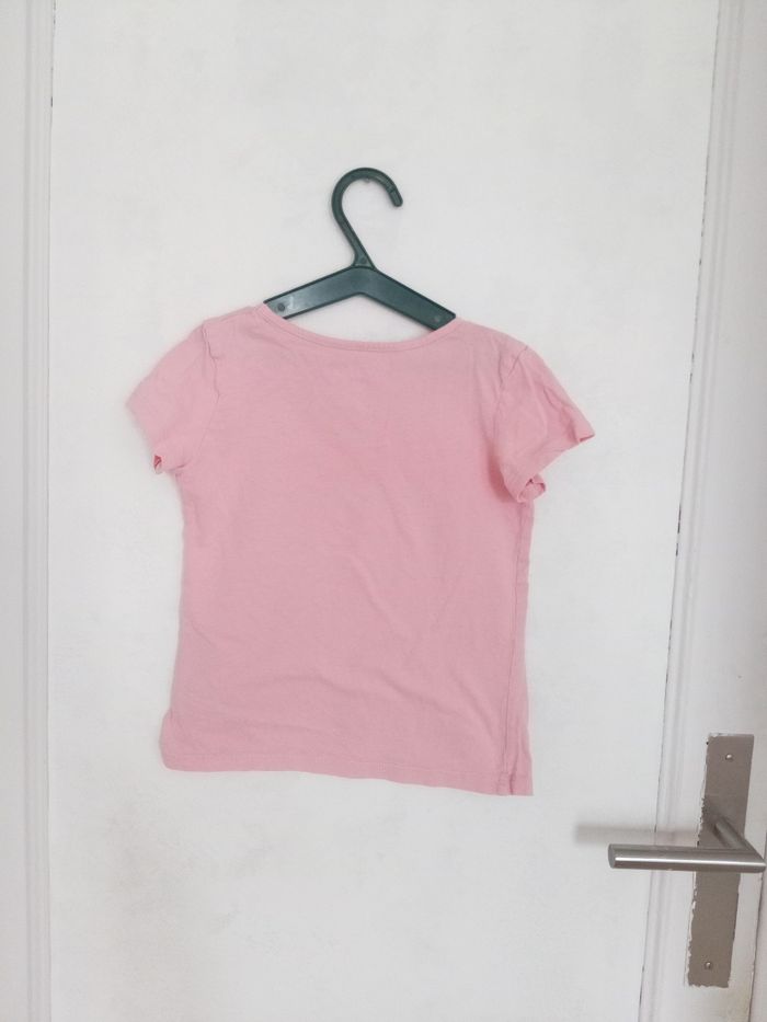 T-shirt rose clair licorne Taille 8 ans - photo numéro 2