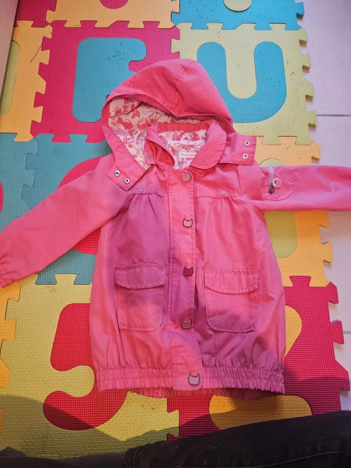 Manteau rose fille 4 ans