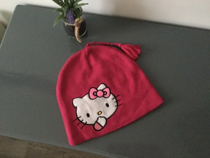 Bonnet rose Hello Kitty
