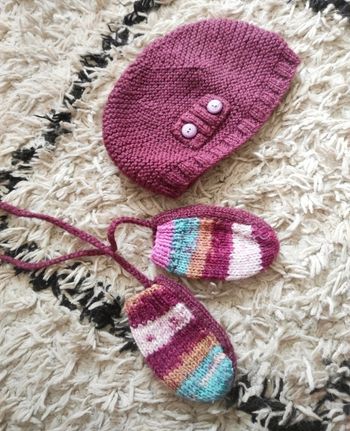 Ensemble en laine bébé