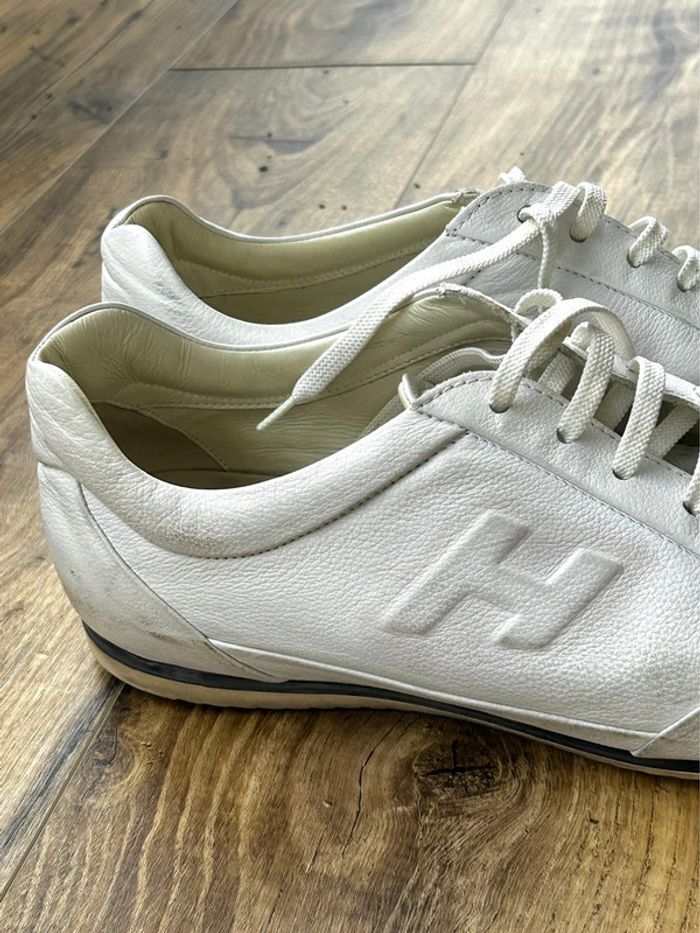 Paire de basket blanche Hogan 9 1/2 - photo numéro 6
