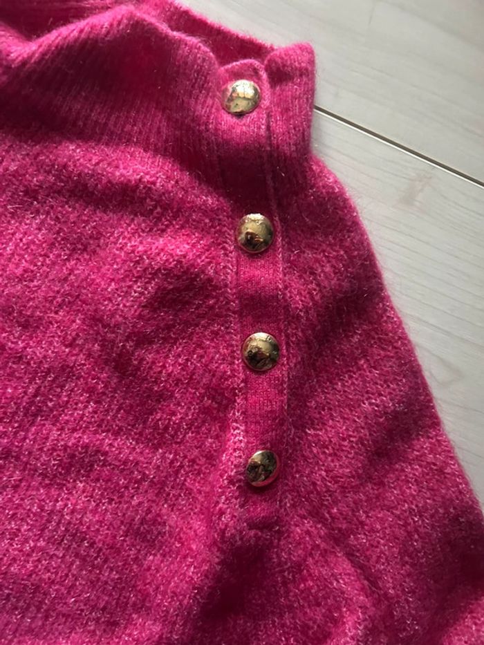 Maille Sézane Trudy fuchsia T. S - photo numéro 3