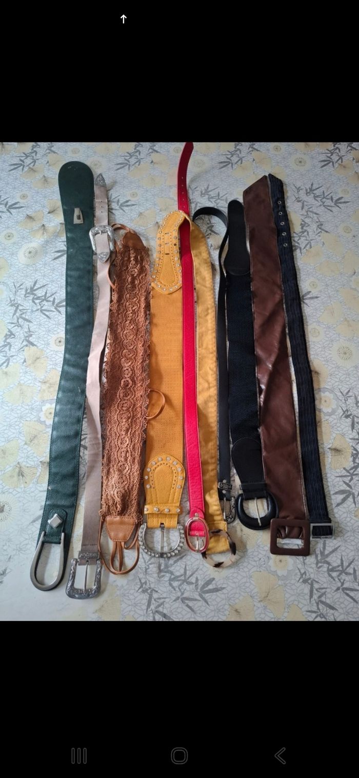 Lot de ceintures