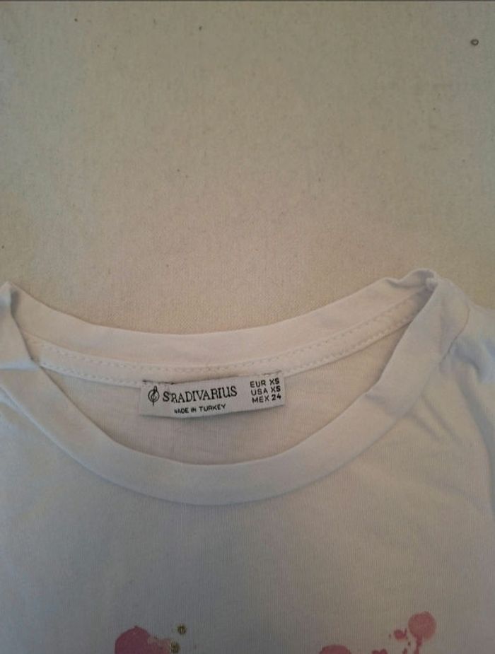 T-shirt blanc stradivarius - photo numéro 3