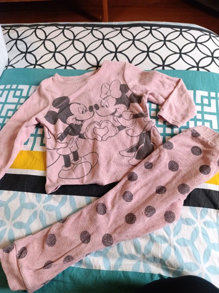 Pyjama Minnie rose taille 3 ans - photo numéro 2