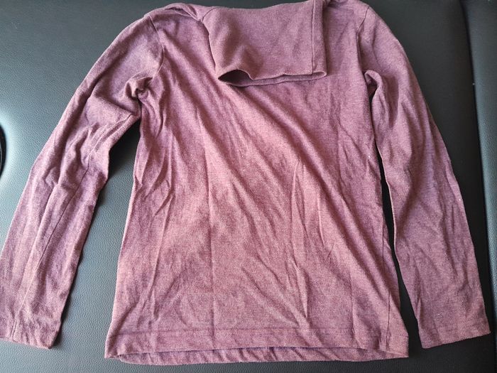 Sous pull violet 10ans garçon - photo numéro 3