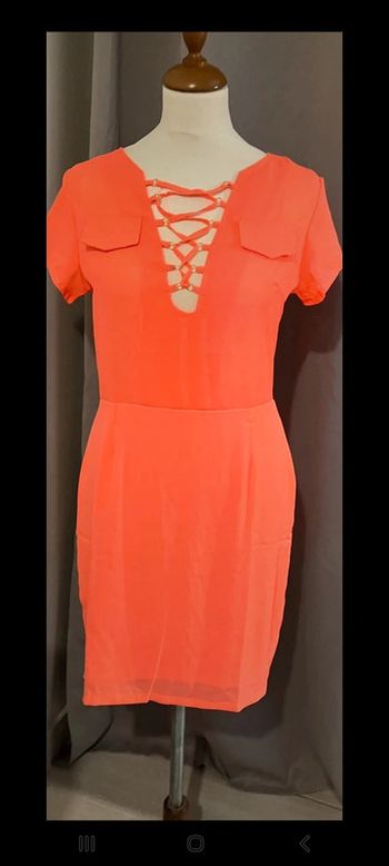 Robe d'été orange 38  Up to u neuf sans étiquette 🏷 #lora11femme38