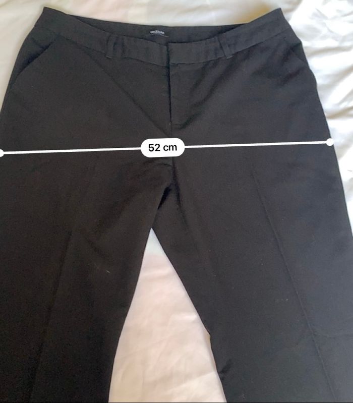 Pantalon femme La Redoute noir Taille 44 polyviscose - photo numéro 5