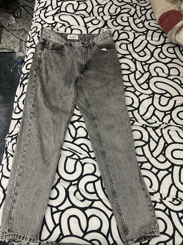Jean coupé gris taille 38 homme - photo numéro 2