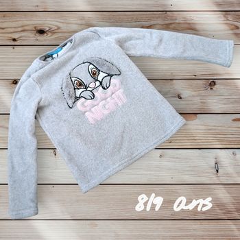 🐰🌙 Haut de pyjama tout doux Panpan Disney – 8/9 ans 🌙🐰