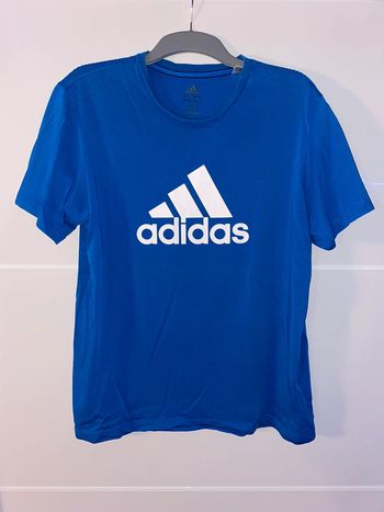 T-shirt à manches courtes bleu Adidas