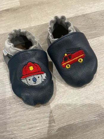 Chausson en cuir