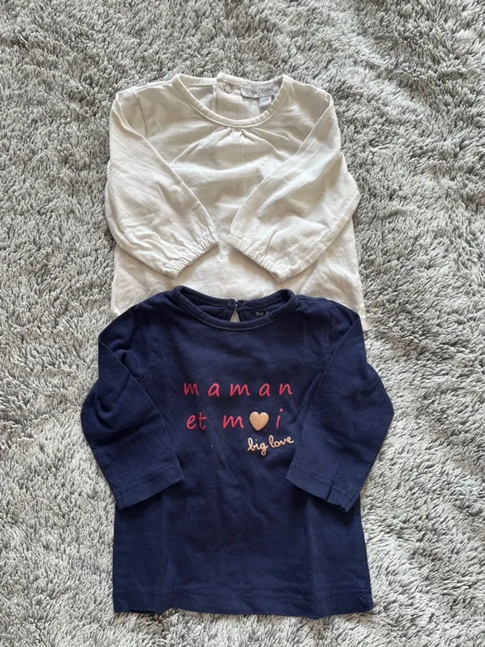 Tee shirt 3 mois fille