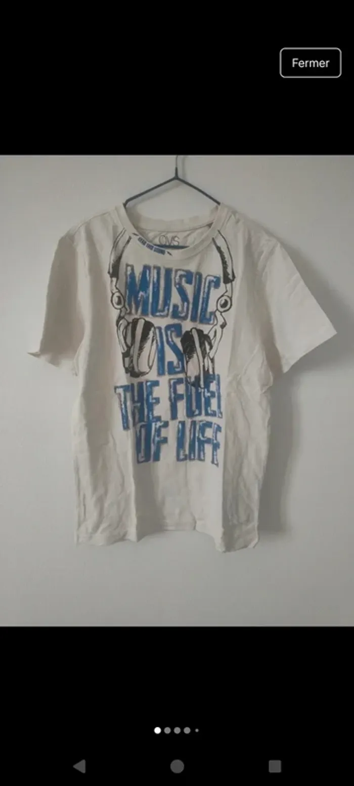 T-shirt garçon en 100% coton