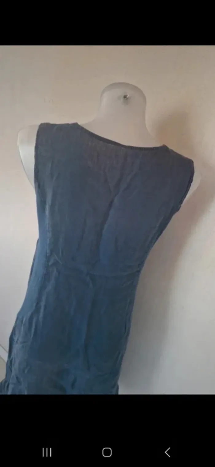 Robe d'été 100 %lin made in italy taille l 🌼 - photo numéro 7