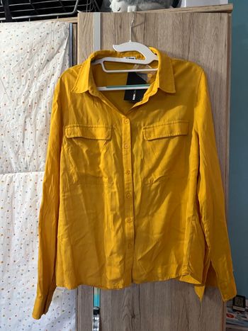 Chemise moutarde