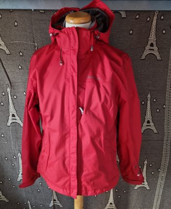 Veste imperméable rouge taille M Quechua