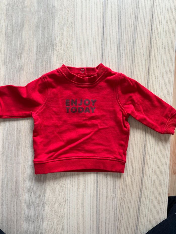 Pull rouge Kiabi