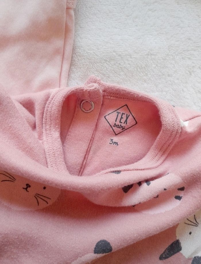 Lot de pyjamas fille coton 3 mois TEX - photo numéro 5
