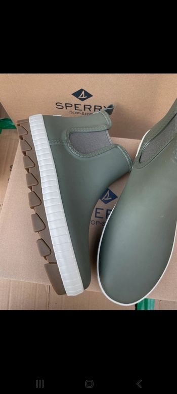 Bottine de pluie spérry confortable et chaude pointure 37.5