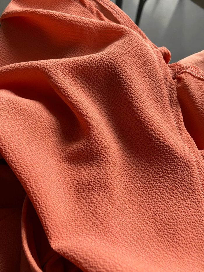 Top court cape chic matière gaufrée - photo numéro 6