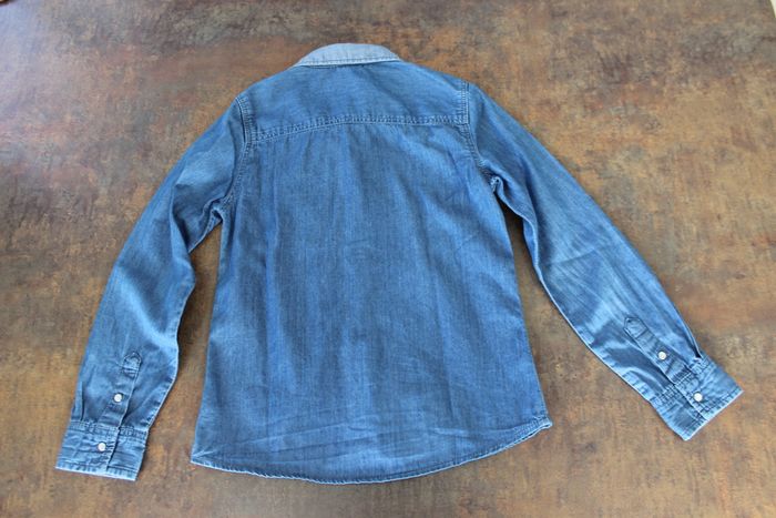 Chemise en denim bicolore garçon 8 ans Tape à L'oeil - photo numéro 4