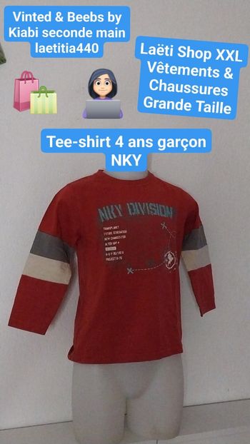 Tee-shirt 4 ans garçon