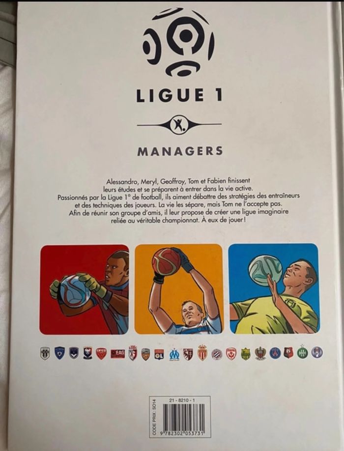 Bande dessinée Ligue 1 football - photo numéro 2