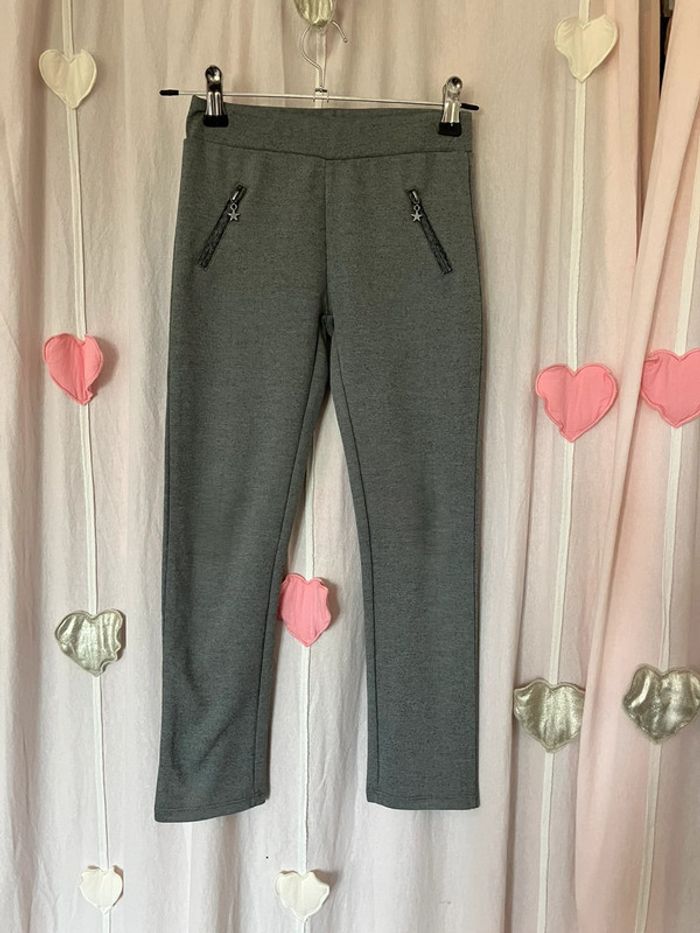 Pantalon souple gris fille 6 ans TAO - photo numéro 7