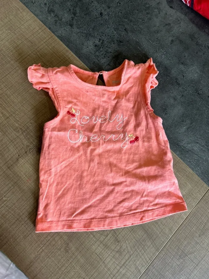 T-shirt manches courtes bebe fille, orchestra, 18 mois