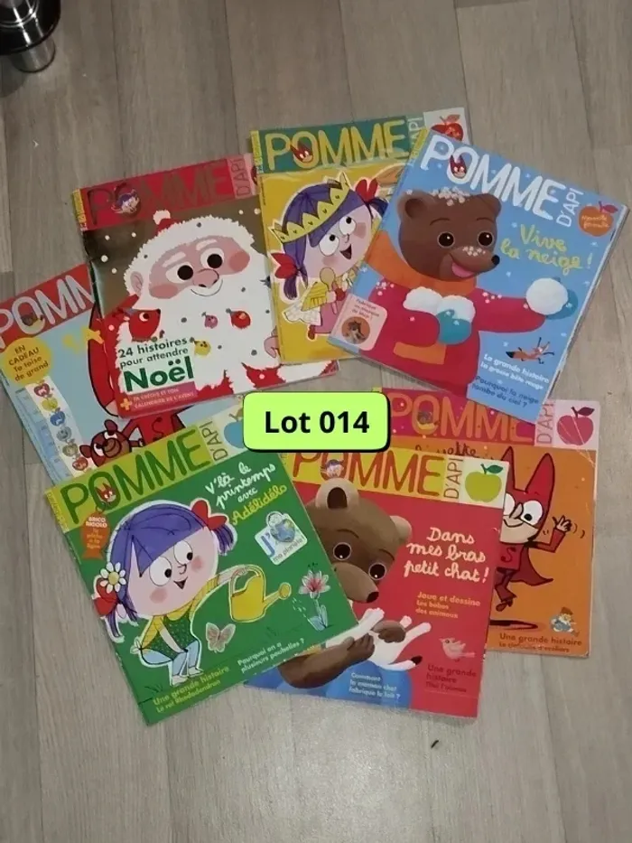 Lot de 7 magazines Pomme d’Api année 2017 L014 - photo numéro 8