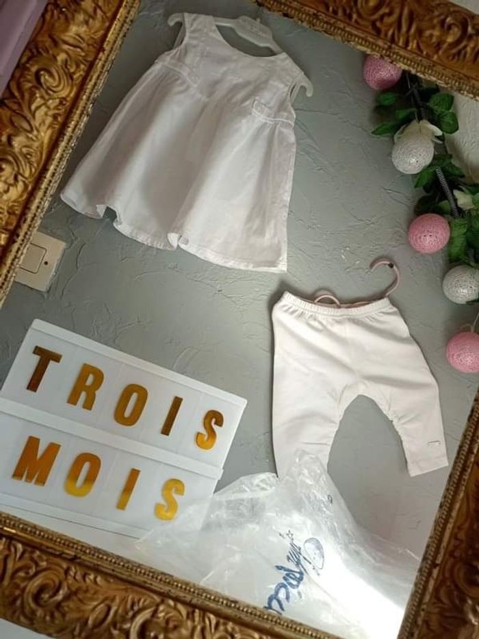 Ensemble cérémonie 3mois neuf tutto Piccolo