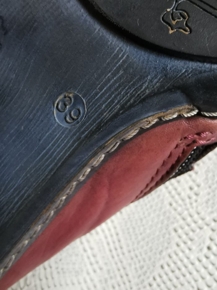 Boots fantaisies à talons bordeaux ATRAI T39 - photo numéro 10