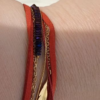 Bracelet ikita en acier inoxydable