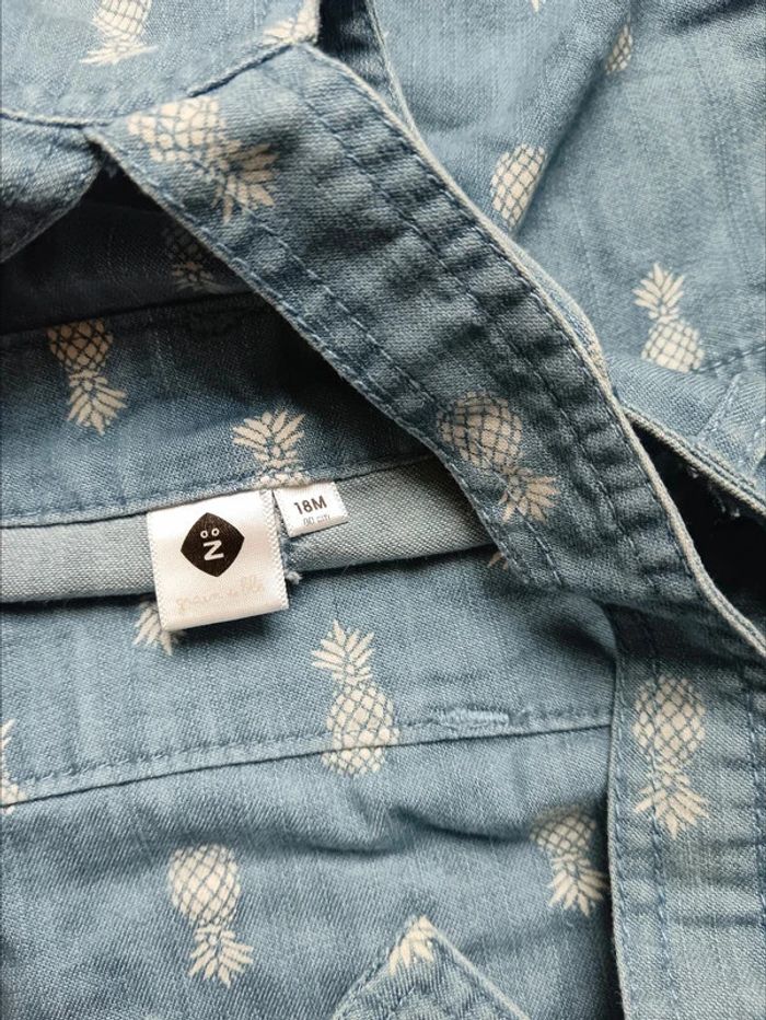 Robe jean ananas Grain de blé 18 mois - photo numéro 2