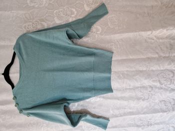 pull vert clair femme Cache Cache 