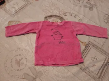 Sweat velours 12 mois