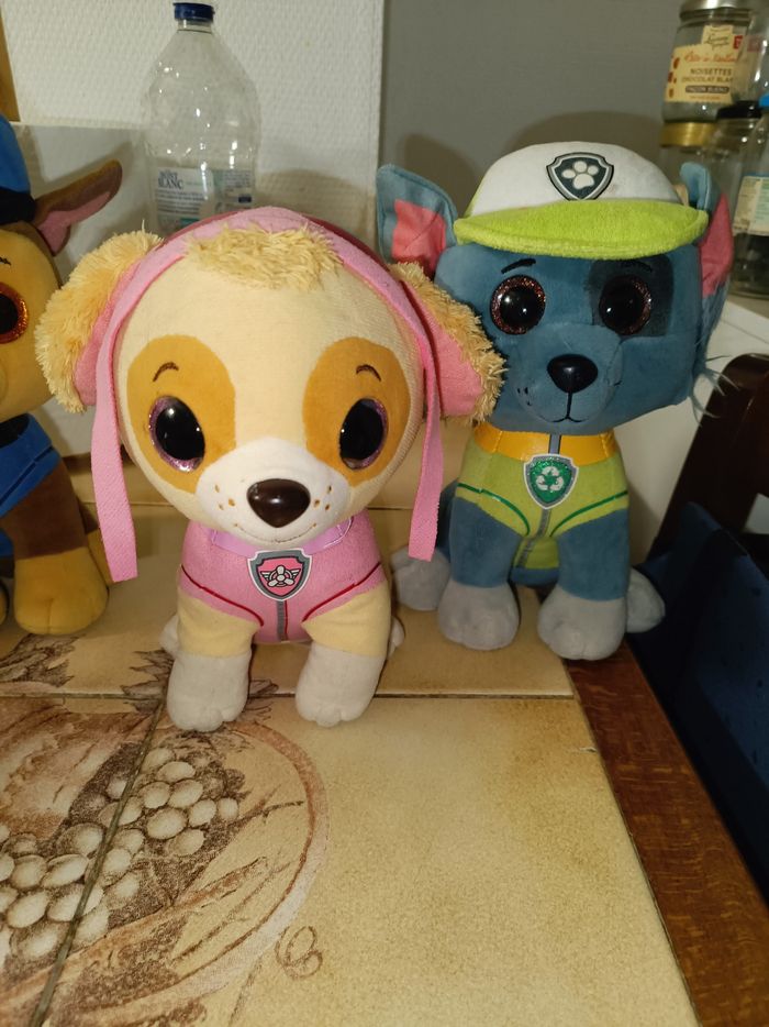 Lot de 7 peluches Pat patrouille - photo numéro 4