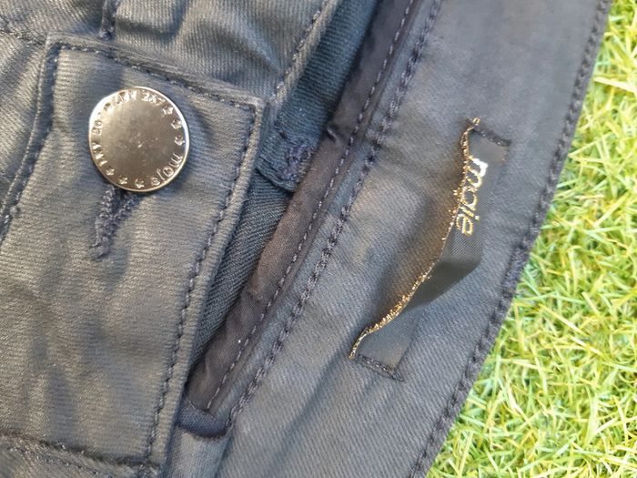 Maje pantalon jean T.38 noir slim - photo numéro 4