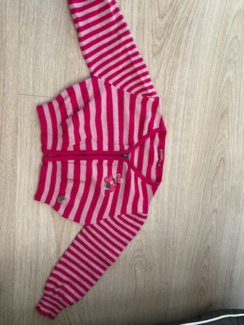Gilet court bébé fille taille 24 mois